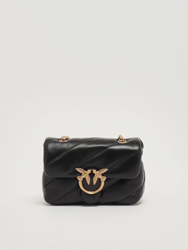 Pinko Borsa donna Love Puff Mini in pelle - Dimensioni: 22 x 16 x 9 cm 100% Leather