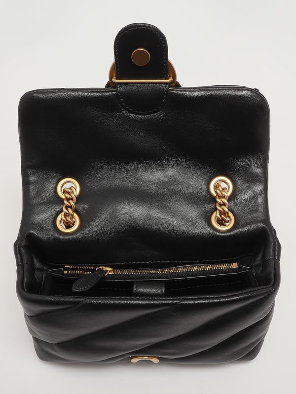 Pinko Borsa donna Love Puff Mini in pelle - Dimensioni: 22 x 16 x 9 cm 100% Leather