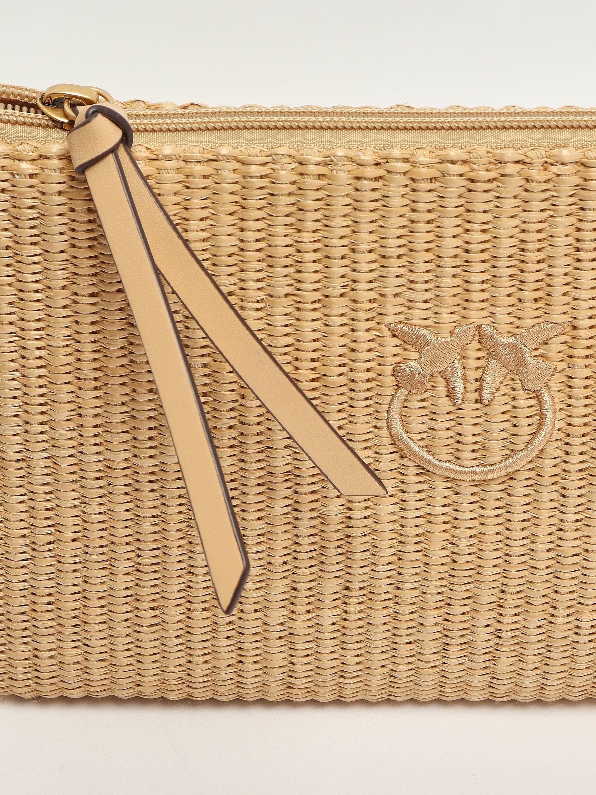 Pinko Pochette donna in rafia