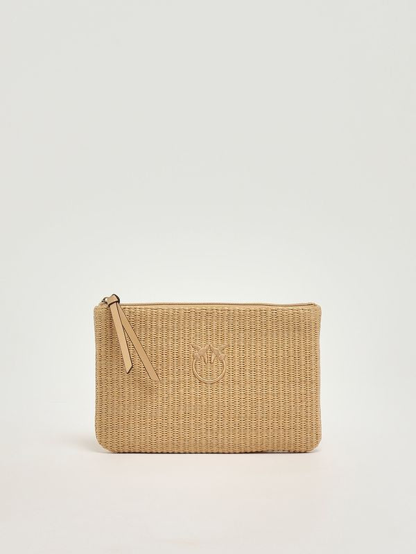 Pinko Pochette donna in rafia