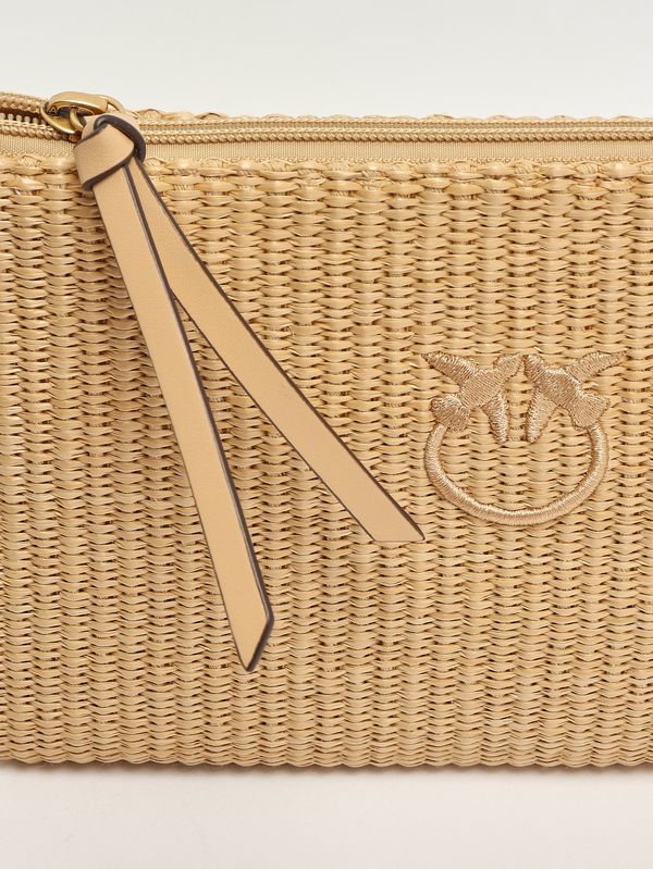 Pinko Pochette donna in rafia