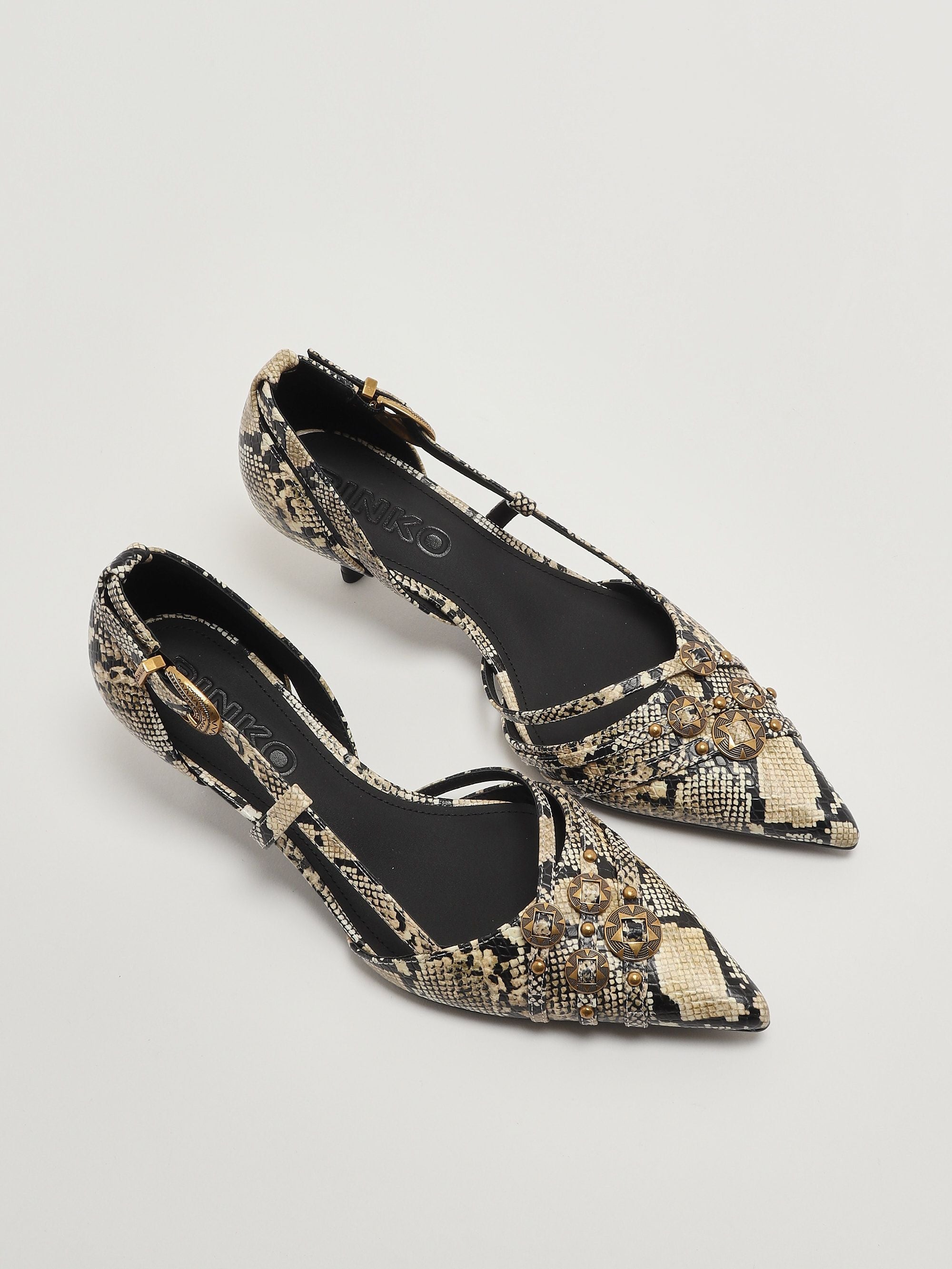 Pinko Decollete donna Gloria in pelle