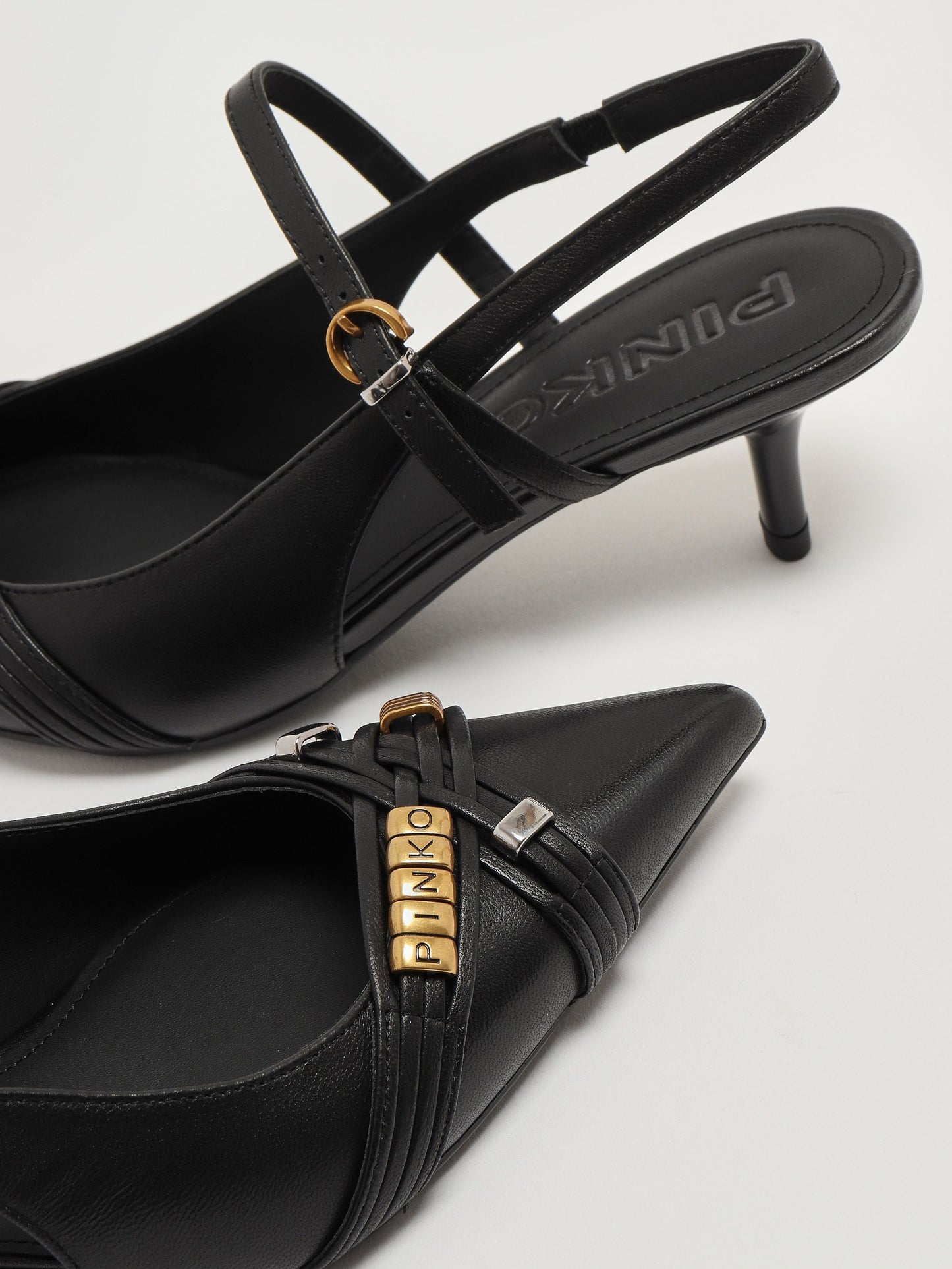 Pinko Décolleté donna Gloria 18 in pelle nappata