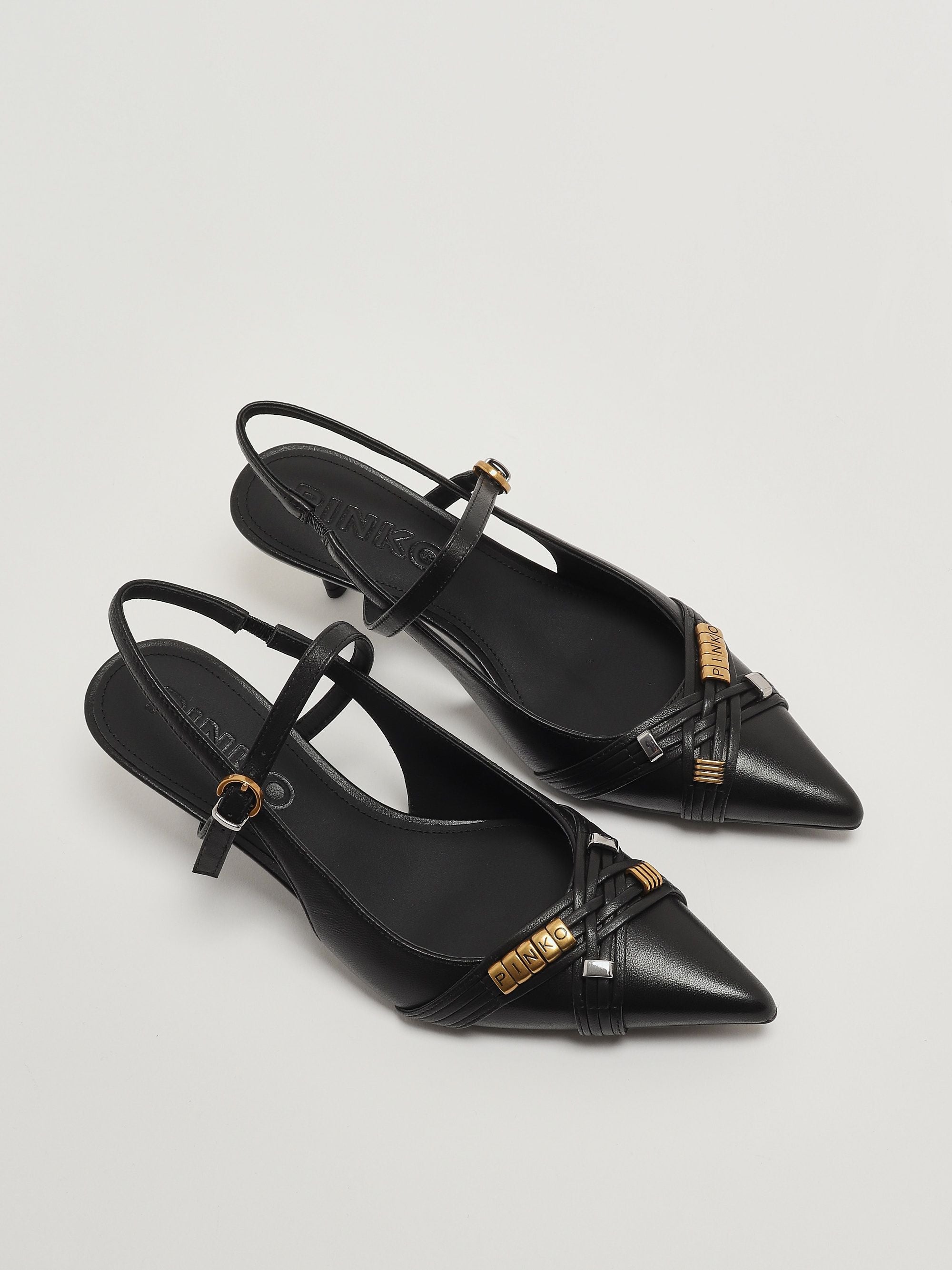 Pinko Décolleté donna Gloria 18 in pelle nappata