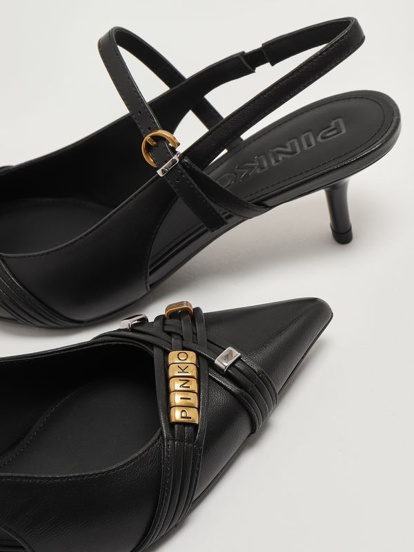 Pinko Décolleté donna Gloria 18 in pelle nappata
