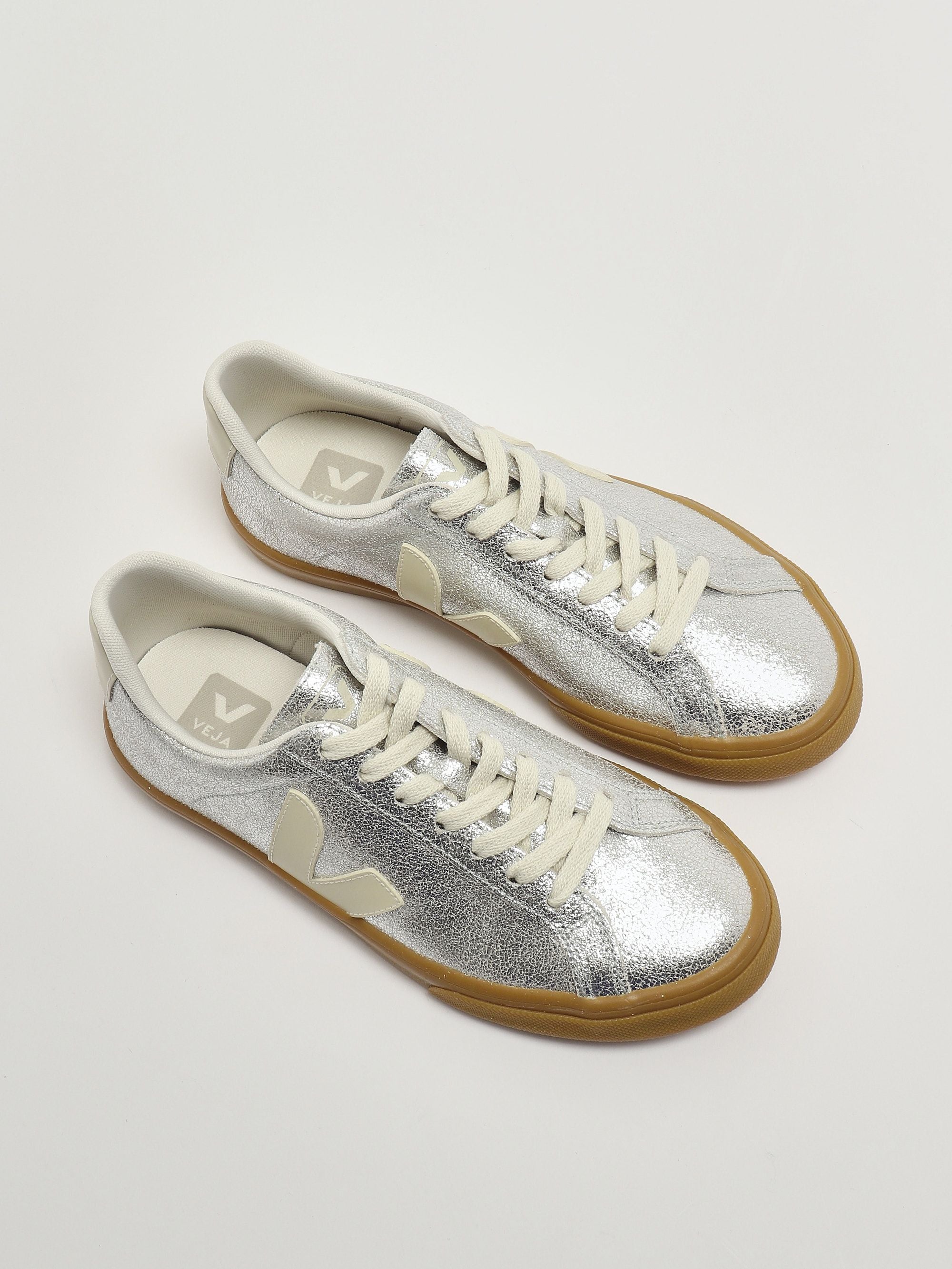 Veja Sneakers donna in pelle laminata