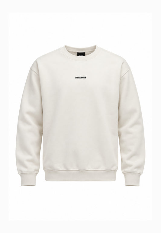 Disclaimer FELPA PANNA CON MINI LOGO DAVANTI E MAXI LOGO RETRO Bambini e ragazzi 26IDK59100.PANNA_