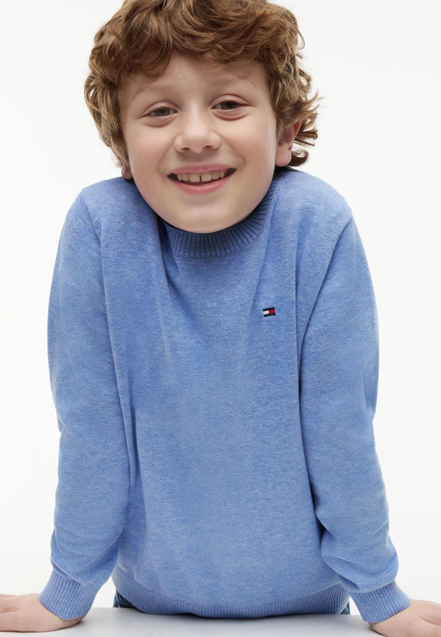 TOMMY HILFIGER maglione AVION CON LOGO PICCOLO BANDIERA Bambini e ragazzi KB0KB10307C8P.AVION_