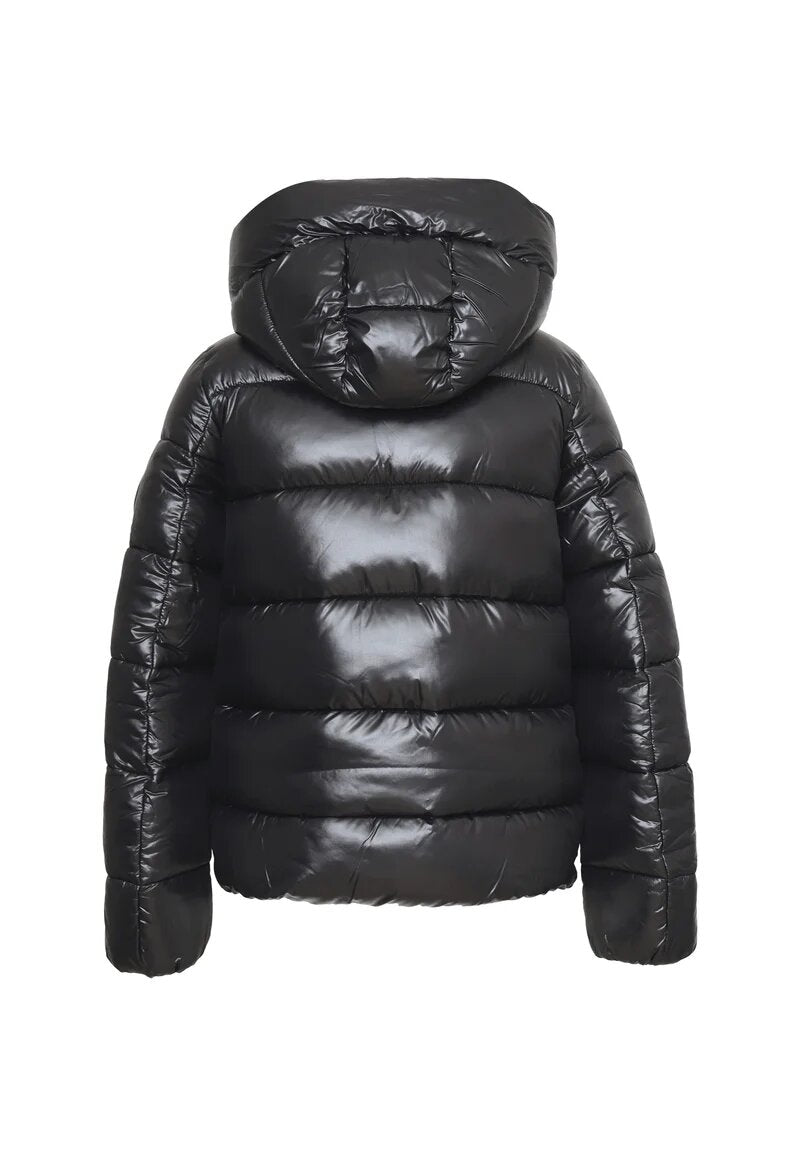 Save The Duck Giubbotto Bambina Nero In Nylon Con Cappuccio | Uso Sportivo AI25 | CammarataMode