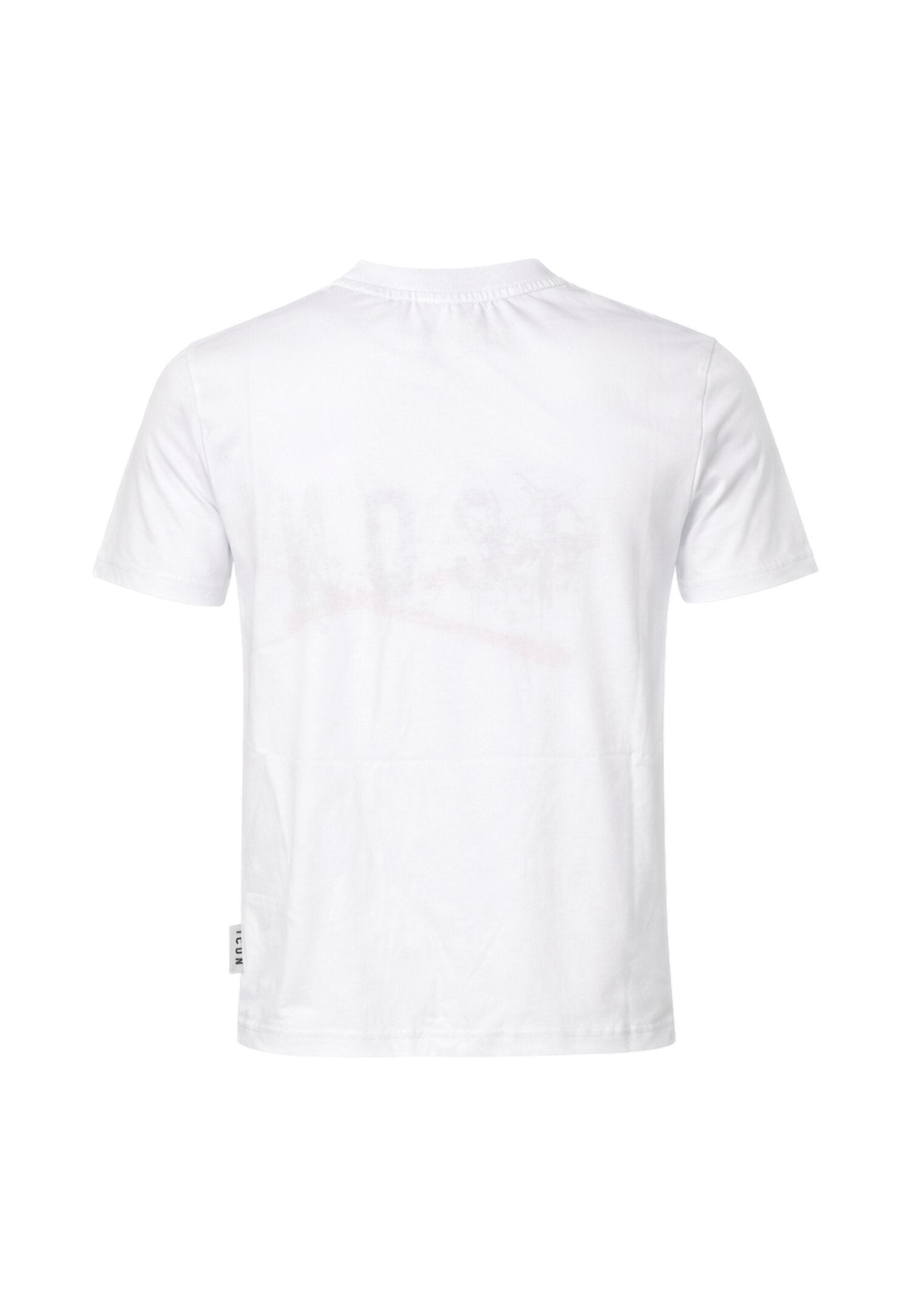 Icon Tshirt Bianca Logo Splash Rosso Bambino Maniche Corte IBKS001004_