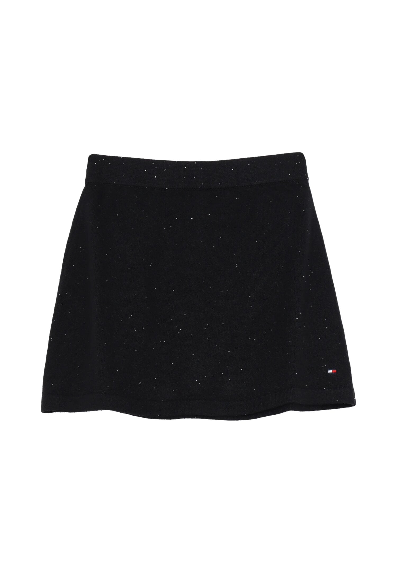 Tommy Hilfiger Completo Nero Bambina In Lana Con Bottoni Elegante AI25