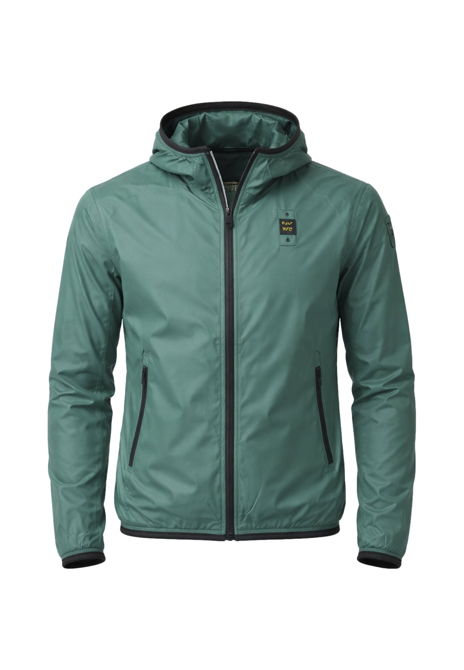 GIUBBOTTO VERDE LEGGERO CON CAPPUCCIO