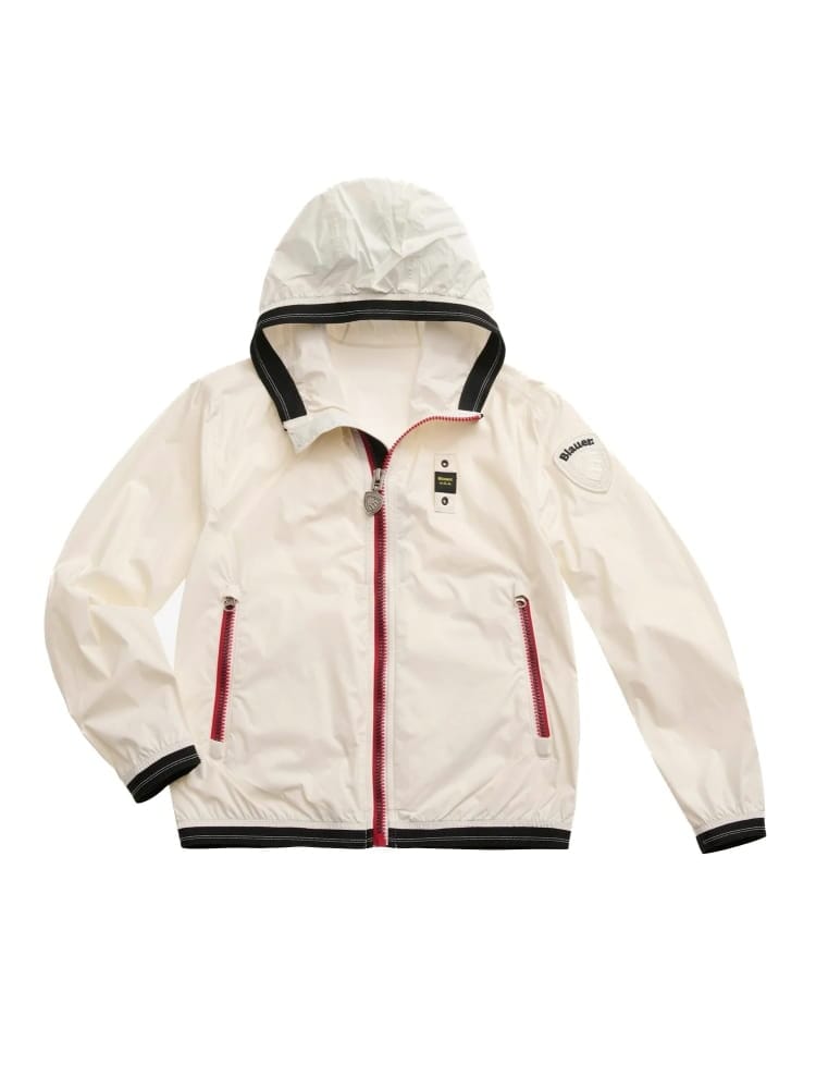 Blauer giubbotto ragazzo con logo