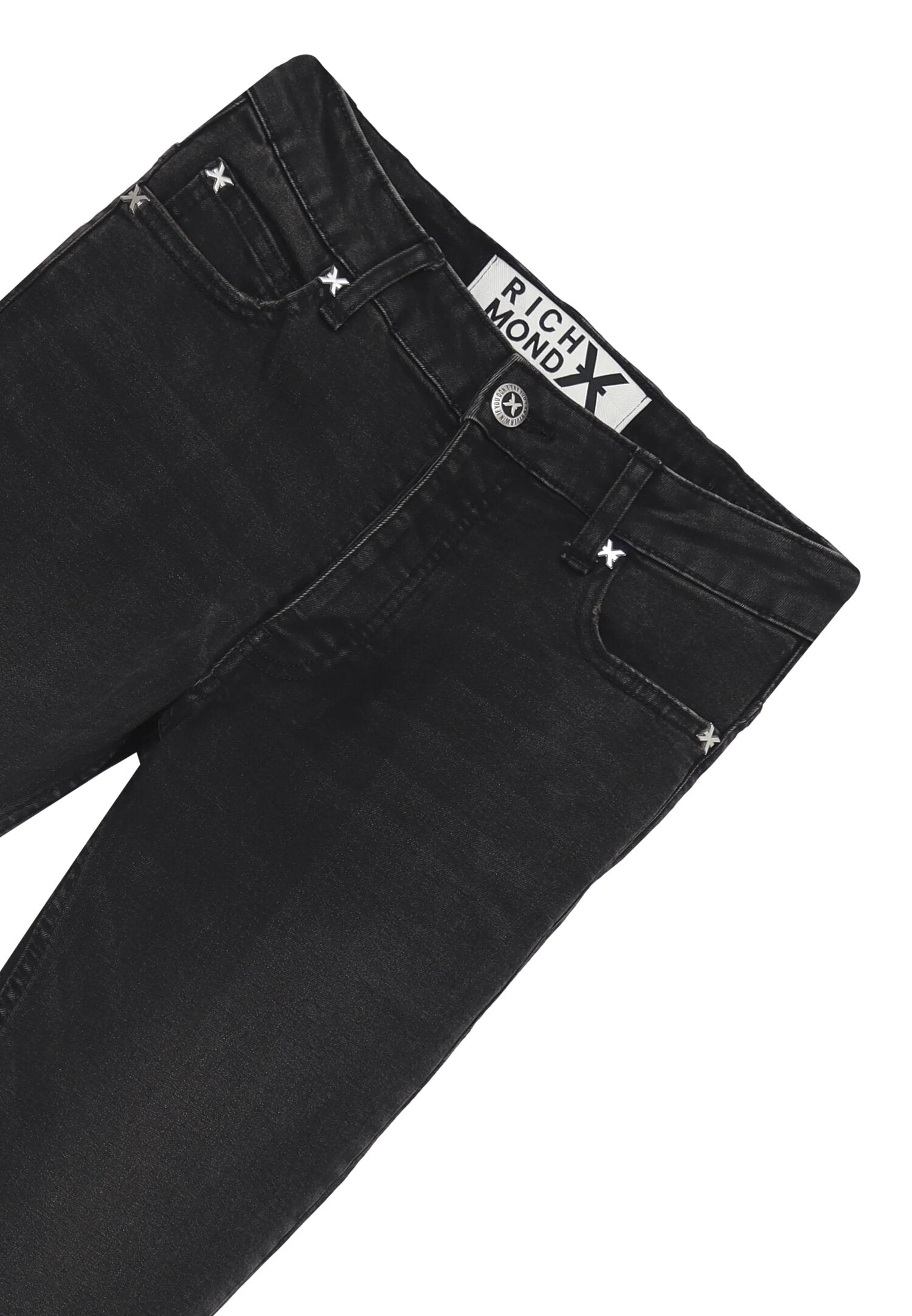 John Richmond Jeans Nero Uomo In Cotone Slim Fit Sportivo AI25