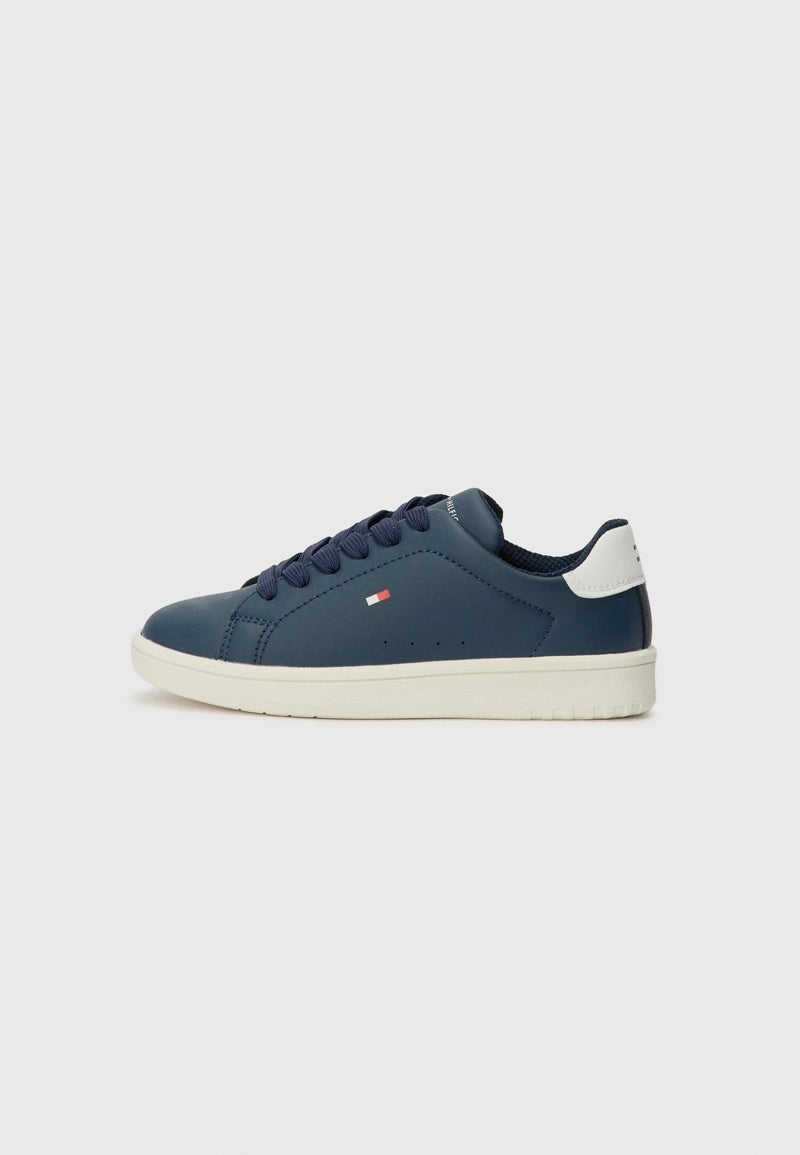 Tommy Hilfiger sneakers basse bambino unisex blu bianco scuola leggere - BLU | CammarataMode