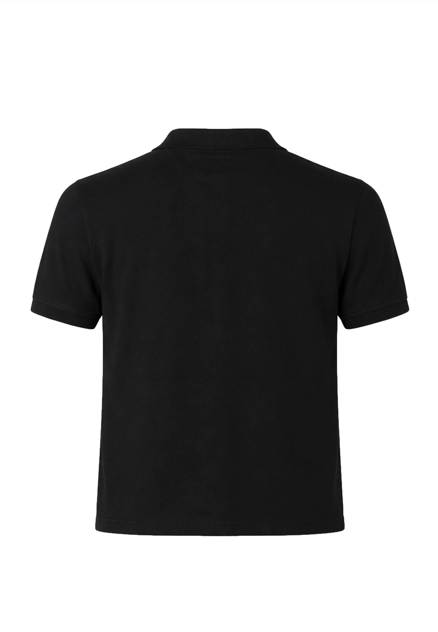 Overd Polo In Maglia Nero Bambino Con Bottoni - OK261430_