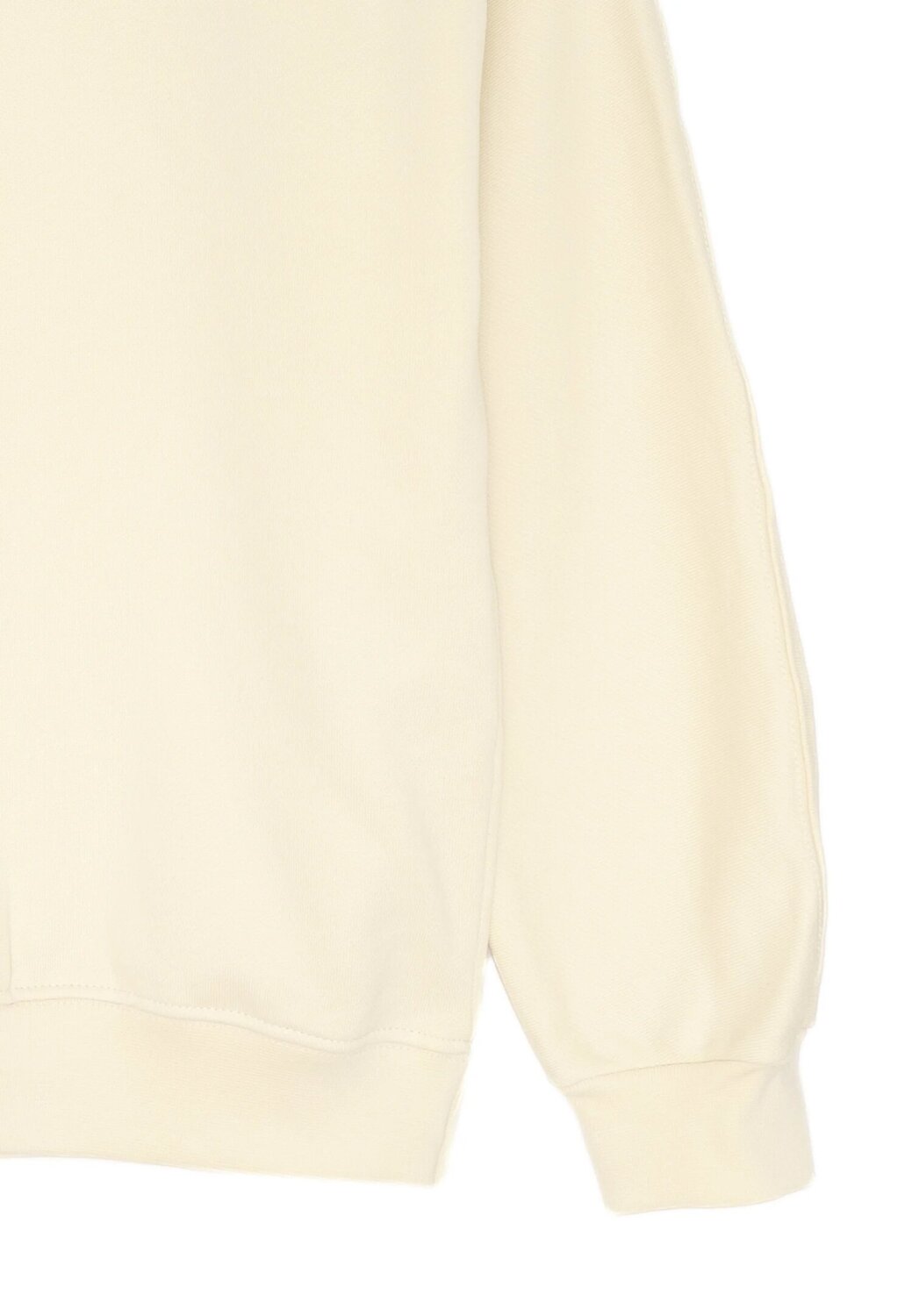 Disclaimer felpa con cappuccio bambino off white cotone inverno logo ricamato