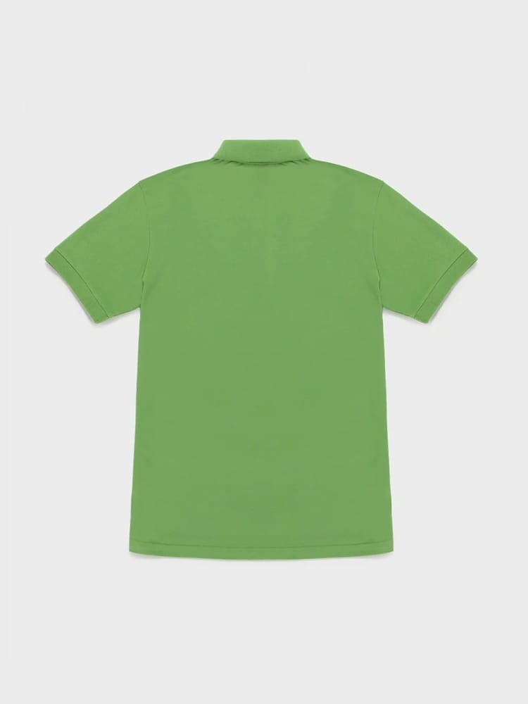 Refrigiwear polo verde uomo mini logo