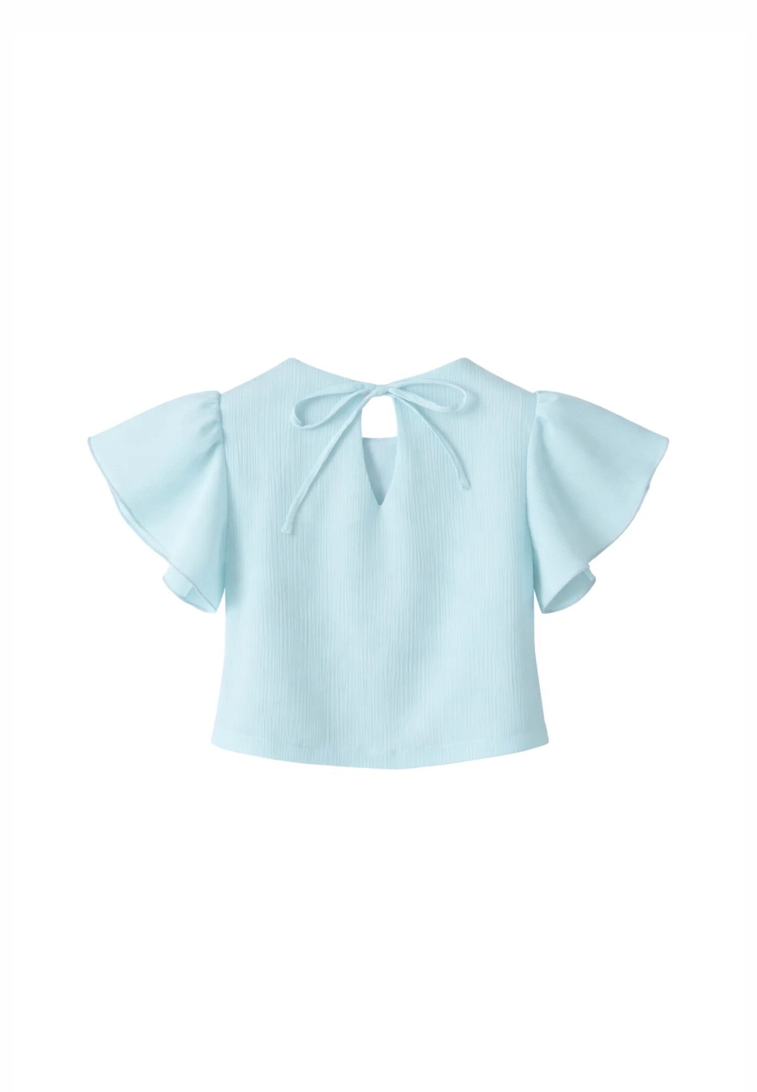 Kocca Completo Celeste Bambina Modello Crop THORDIS+TASSILO_