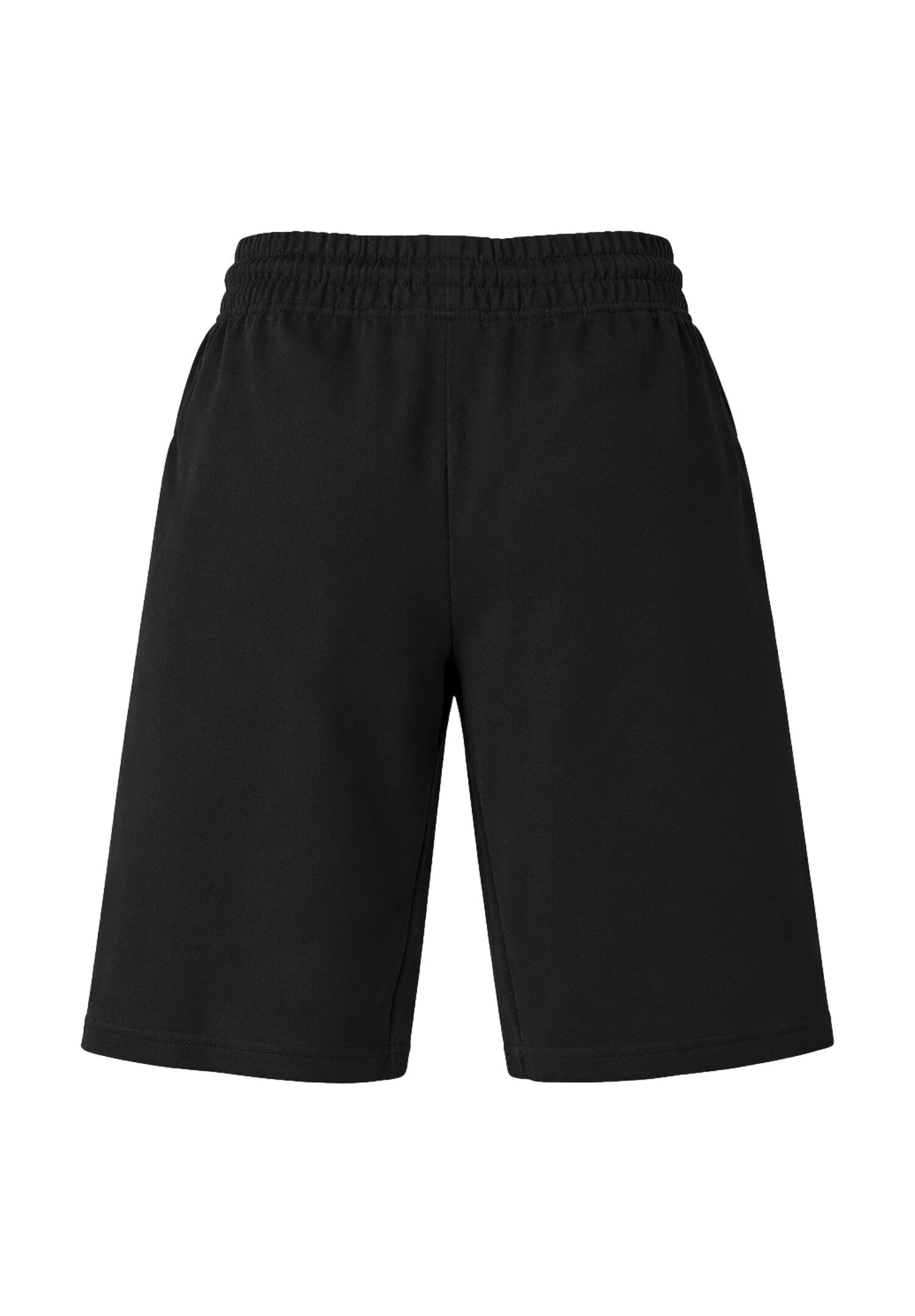 John Richmond Bermuda Nero Con Logo Gomma Lato Coscia Uomo UMP26017BE_