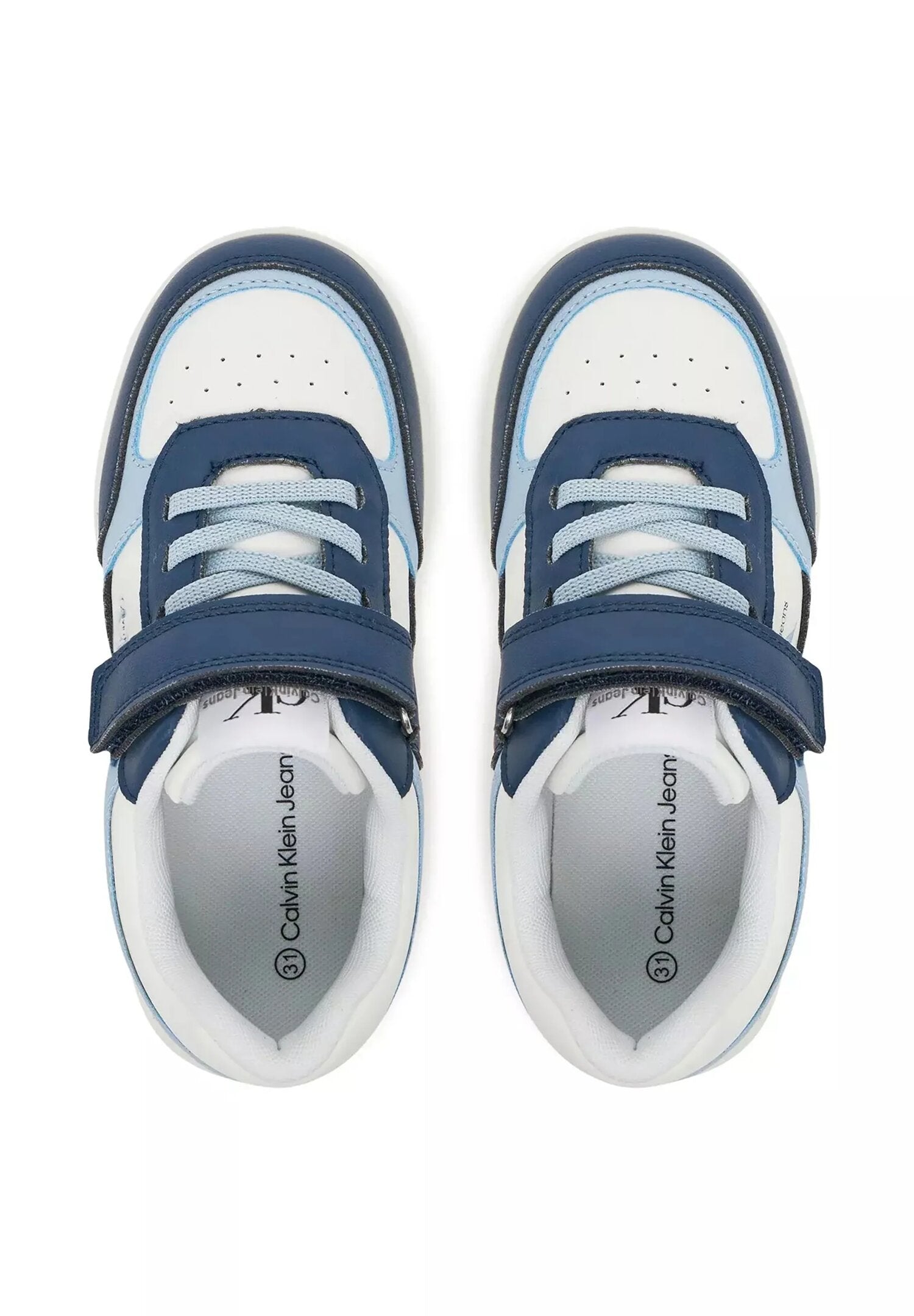 Scarpe Calvin Klein bambino blu chiaro e navy primavera estate 2025 | CammarataMode