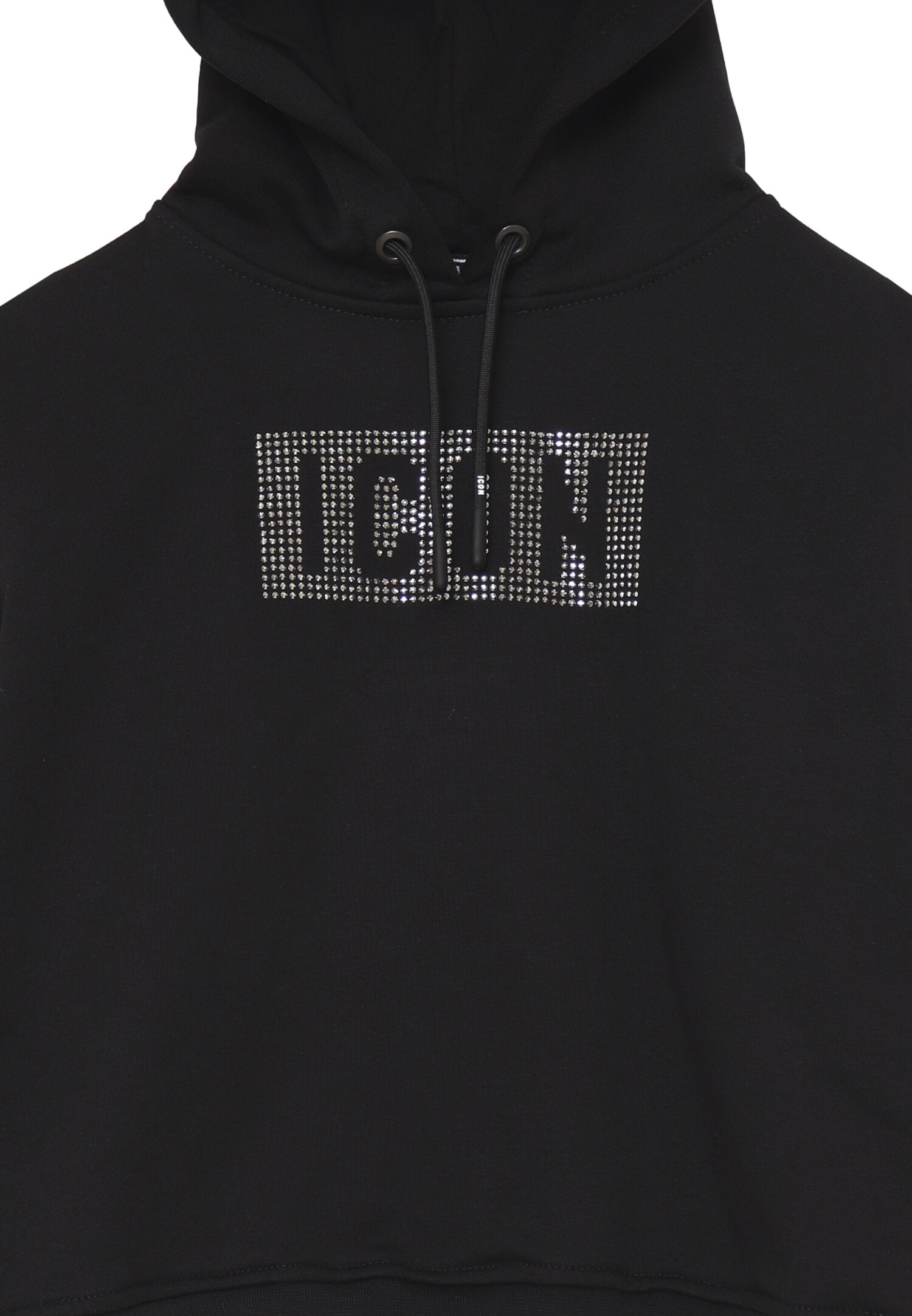 Icon Felpa Bambina In Cotone Con Cappuccio Sportivo AI25