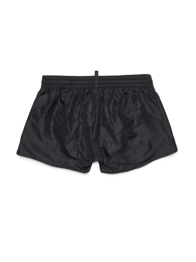 Dsquared costume da bagno kids/junior nero con logo Bambino