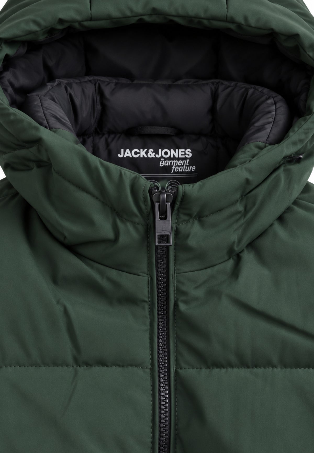 Jack & Jones giubbotto VERDE con cappuccio TRAPUNTATO Bambini e ragazzi 12303956.ver_