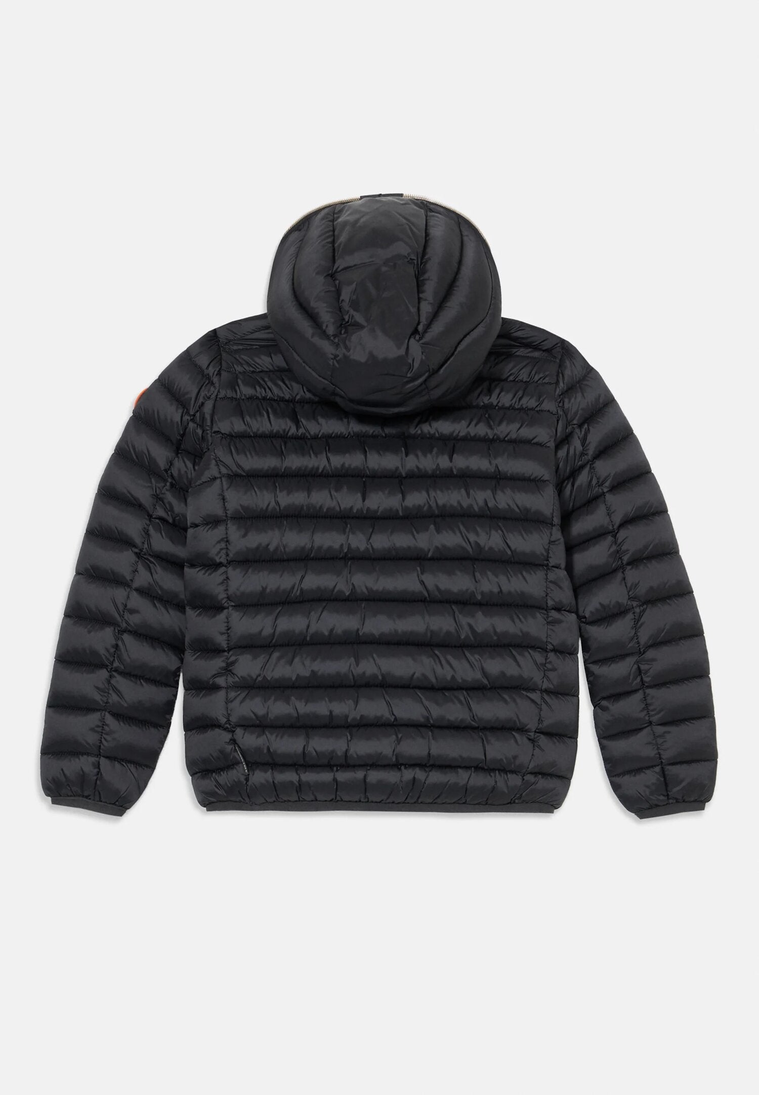 Save The Duck Giubbotto Nero Bambina In Nylon Con Cappuccio Sportivo AI25