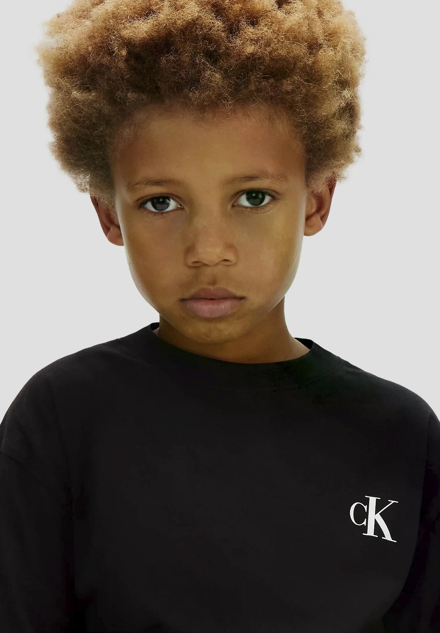 Calvin Klein Tshirt Nera Stampa Dietro Bambino Bambino LVCKSJA05BBEH_