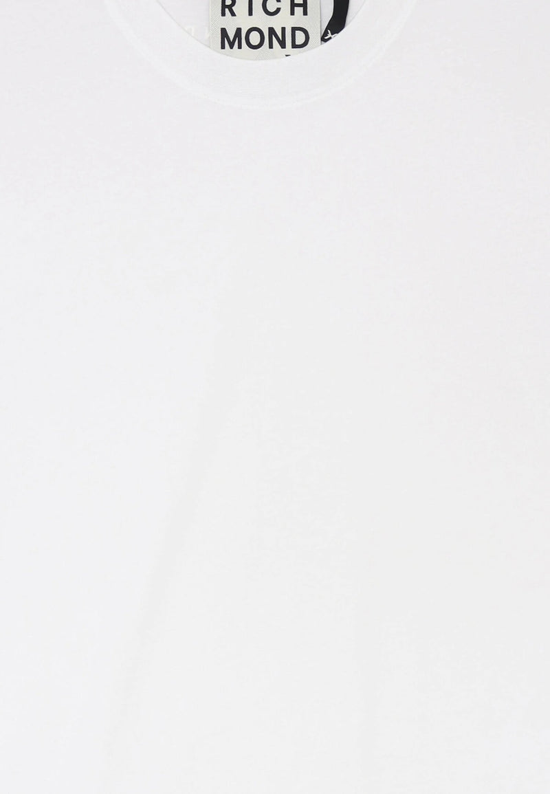 JOHN RICHMOND – T-Shirt Uomo Basic in Cotone – White - BIANCO | CammarataMode