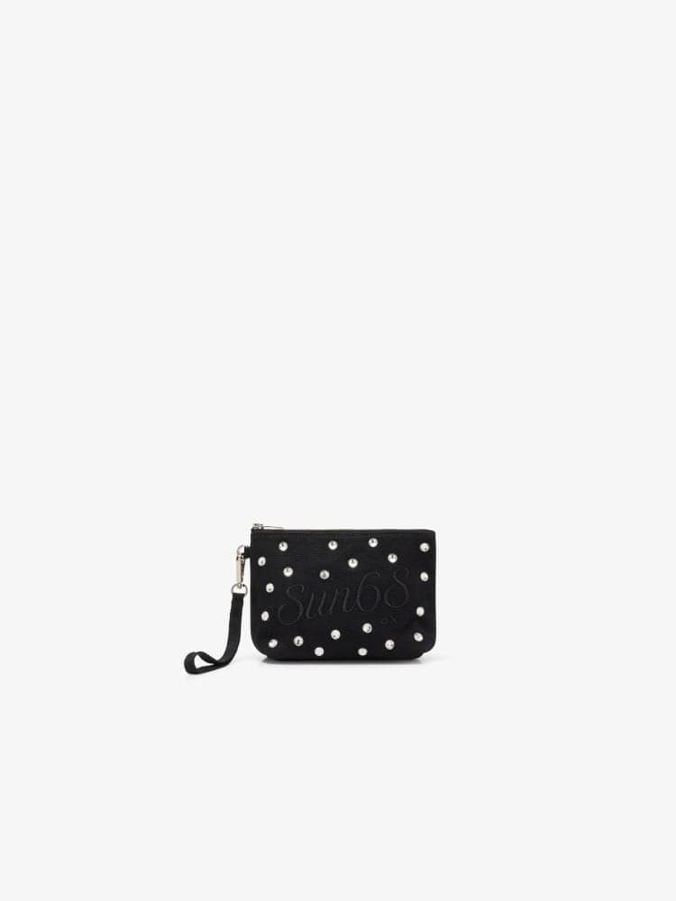 Sun68 pochette nera donna logo sul davanti