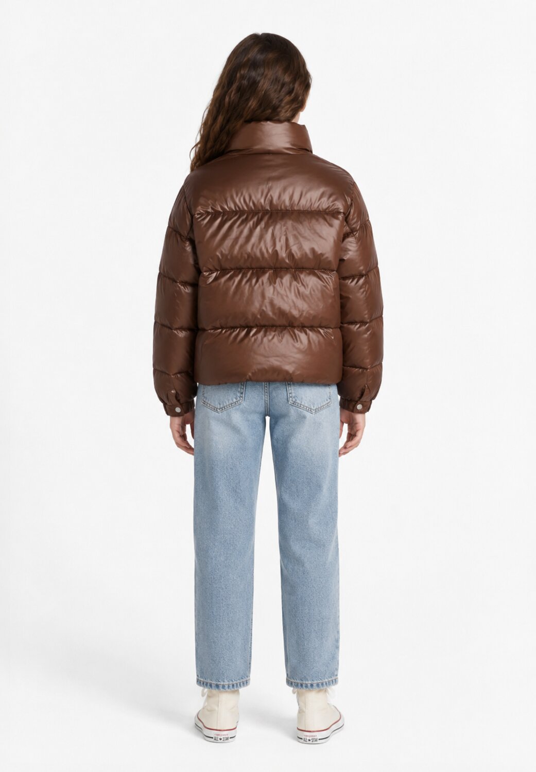 Calvin Klein Giubotto Marrone Con Logo Bambino LVCKTJM01GHJQ_
