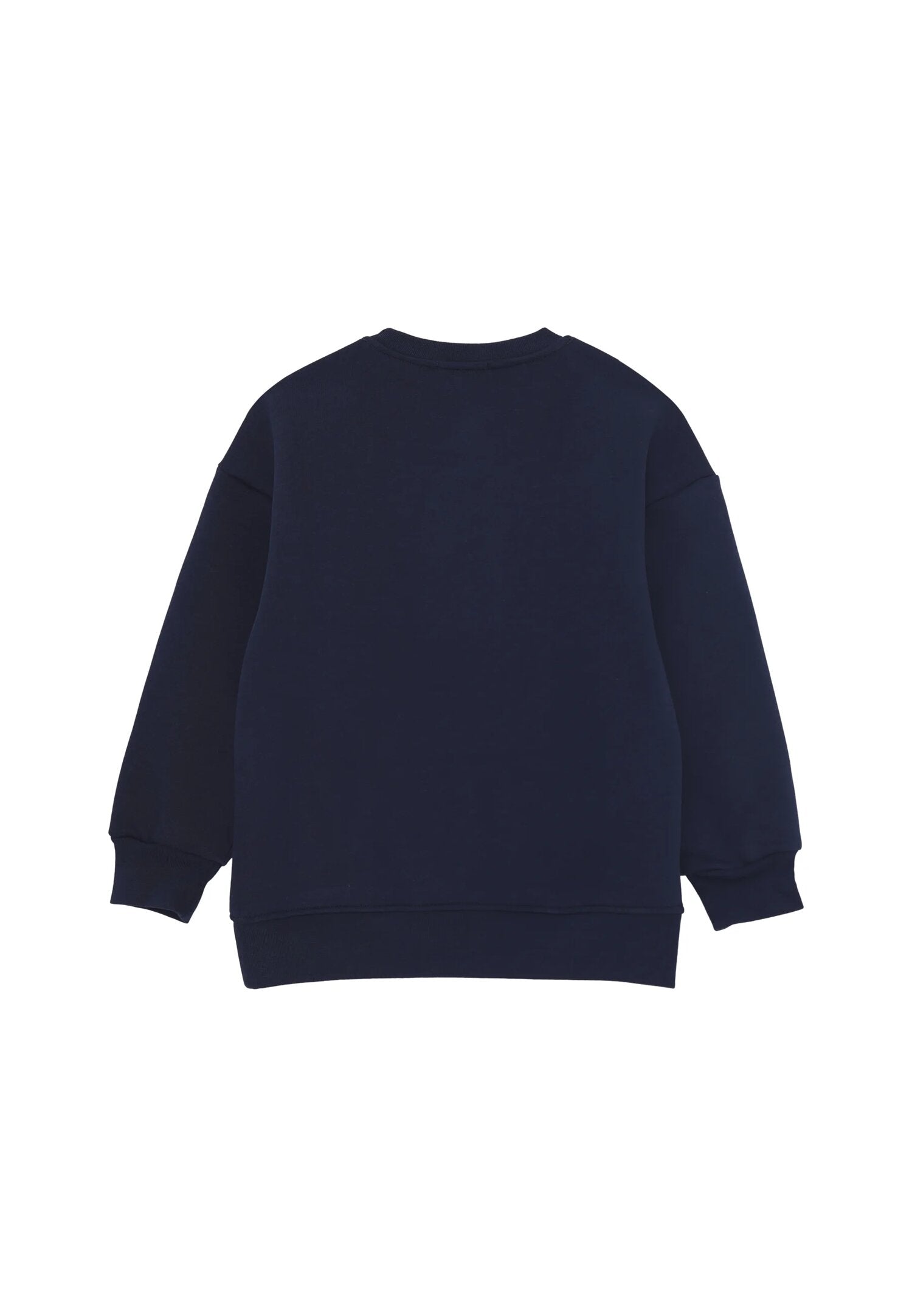 Barrow Felpa Blu Bambino In Cotone Girocollo | Sportivo AI25 | CammarataMode