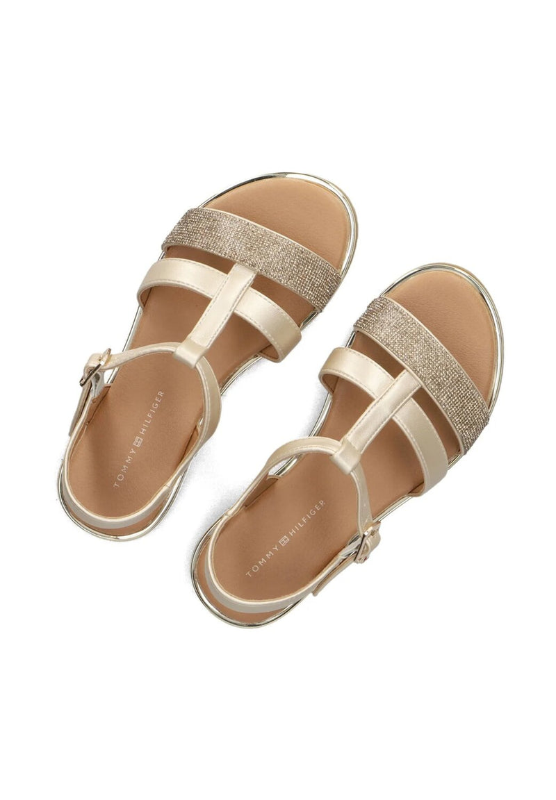Sandali eleganti oro Tommy Hilfiger Kids bambina primavera estate 2025 - GRIGIO | CammarataMode
