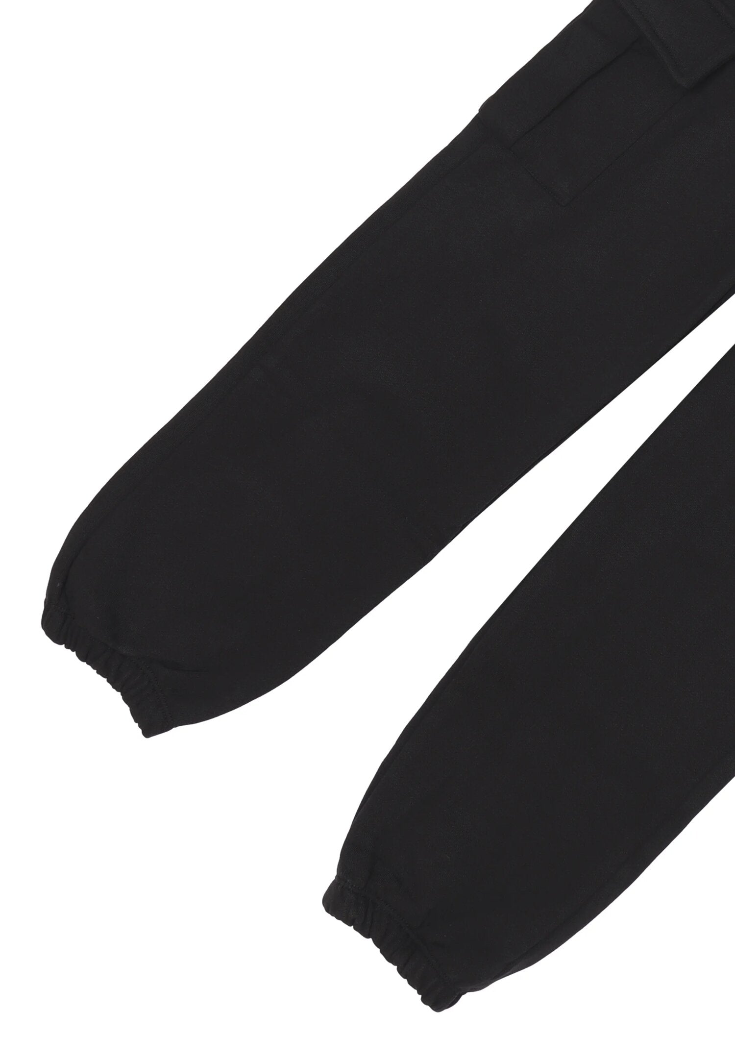 Disclaimer pantaloni cargo bambino neri cotone inverno tasche laterali