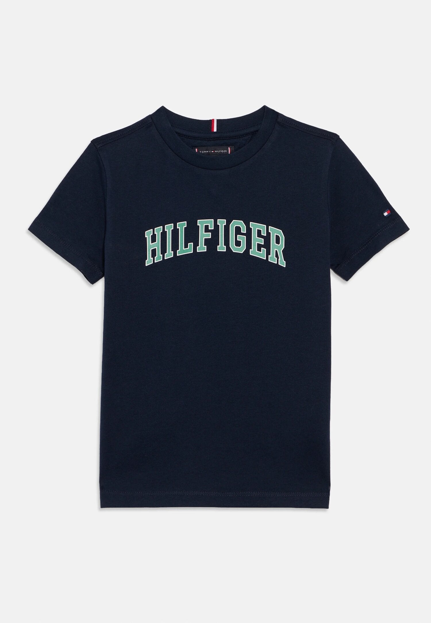Tommy Hilfiger Tshirt Blu Ragazzo Girocollo Quotidiano In Jersey KB0KB10420C1