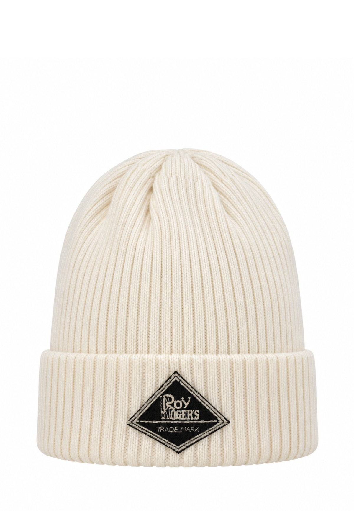 Roy Roger's CAPPELLO PANNA IN MAGLIA CON LOGO PATCH Bambini e ragazzi RX397/00.PANNA_