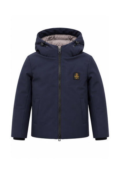 REFRIGIWEAR GIUBBOTTO BLU IN SOFTSHELL CON CAPPUCCIO Bambini e ragazzi R2152CW26_