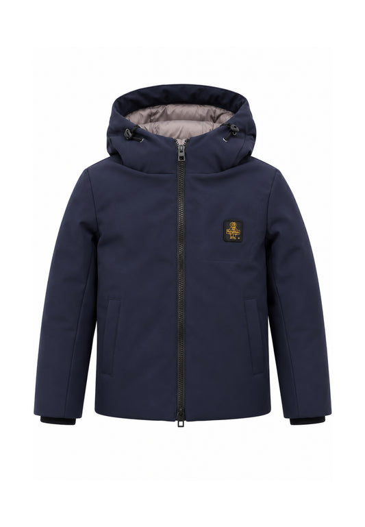 REFRIGIWEAR GIUBBOTTO BLU IN SOFTSHELL CON CAPPUCCIO Bambini e ragazzi R2152CW26_