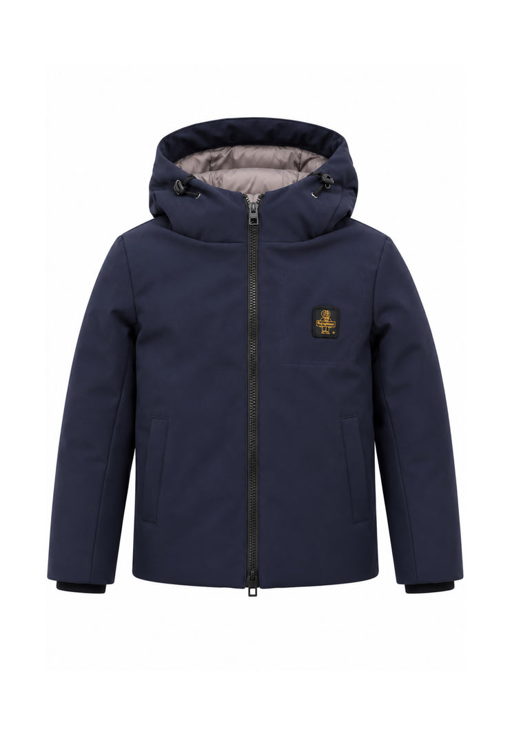 REFRIGIWEAR GIUBBOTTO BLU IN SOFTSHELL CON CAPPUCCIO Bambini e ragazzi R2152CW26_