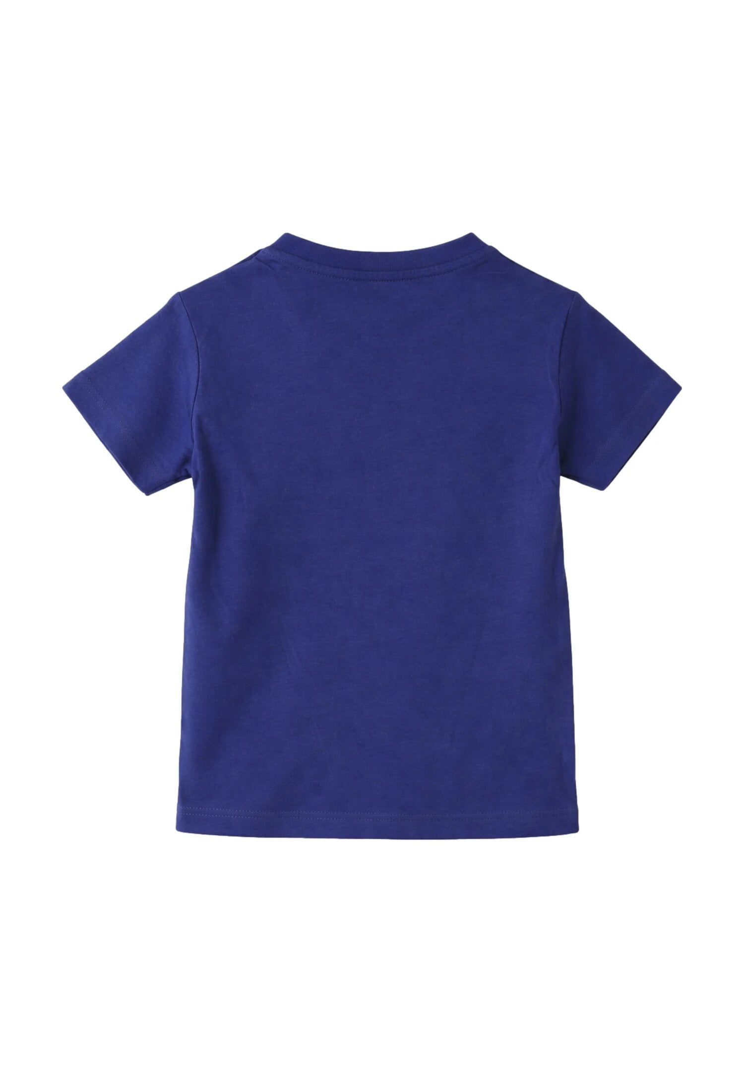 Just Cavalli t-Shirt Blu Stampa Davanti Logo Neonato JIP26047TS_