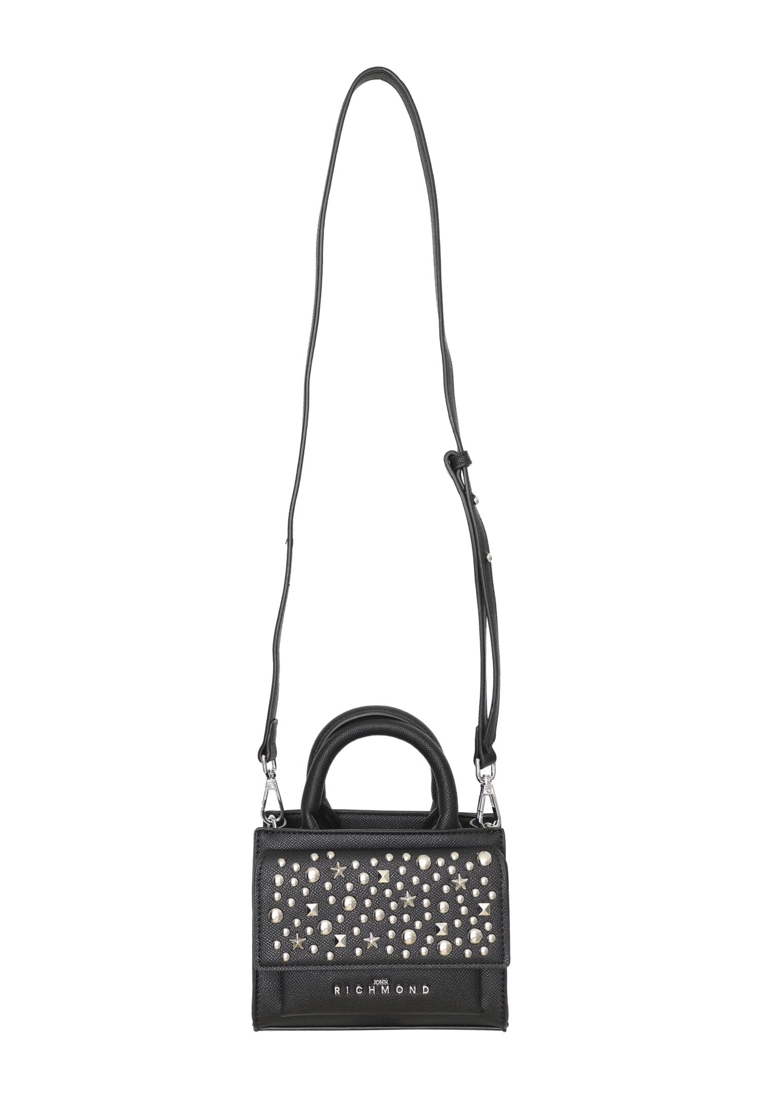 John Richmond Borsa Nera Bambina In Ecopelle Tracolla Elegante AI25