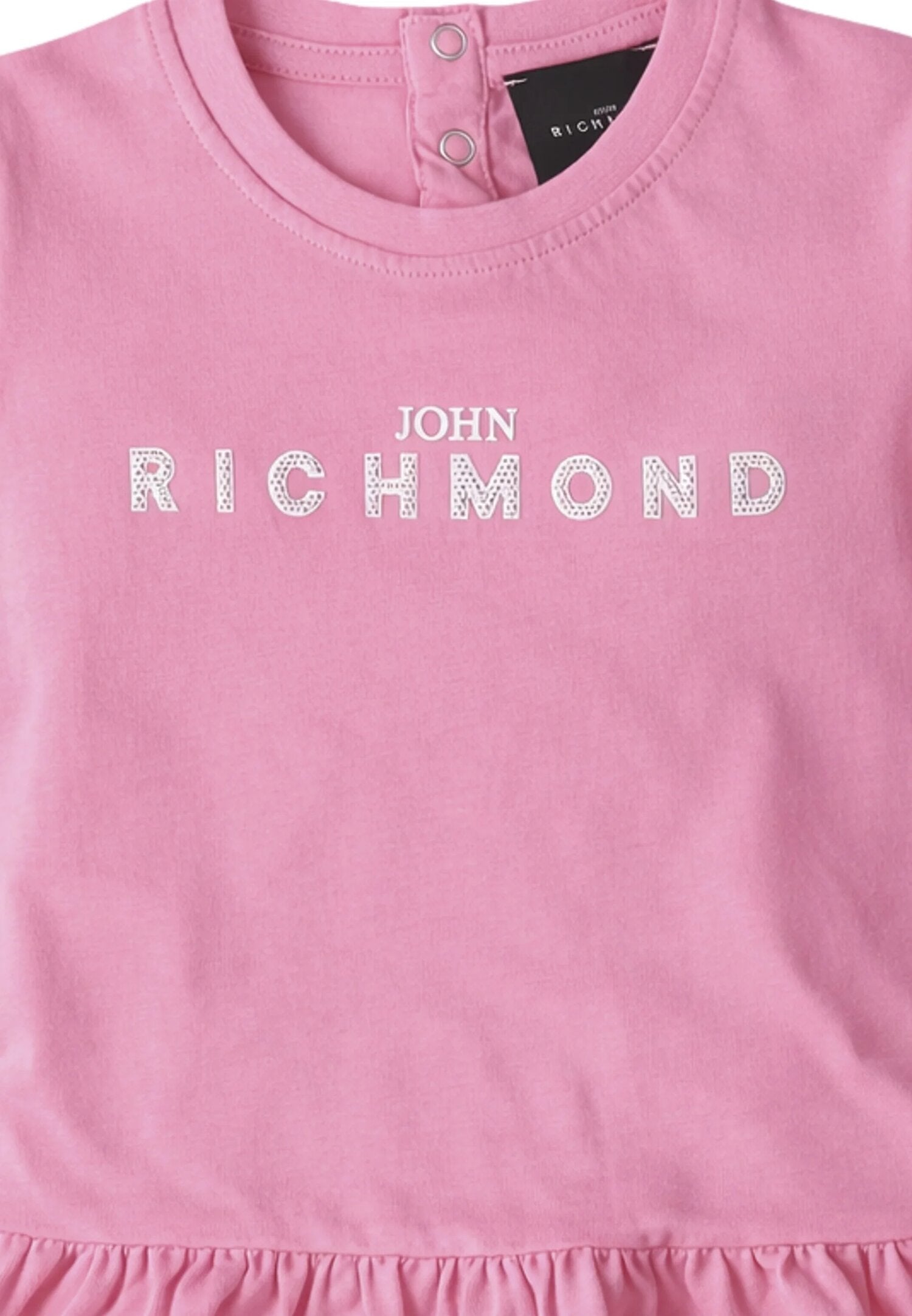 John Richmond Vestito Rosa Con Gonna Arricchiata Neonata RIP26034VE_