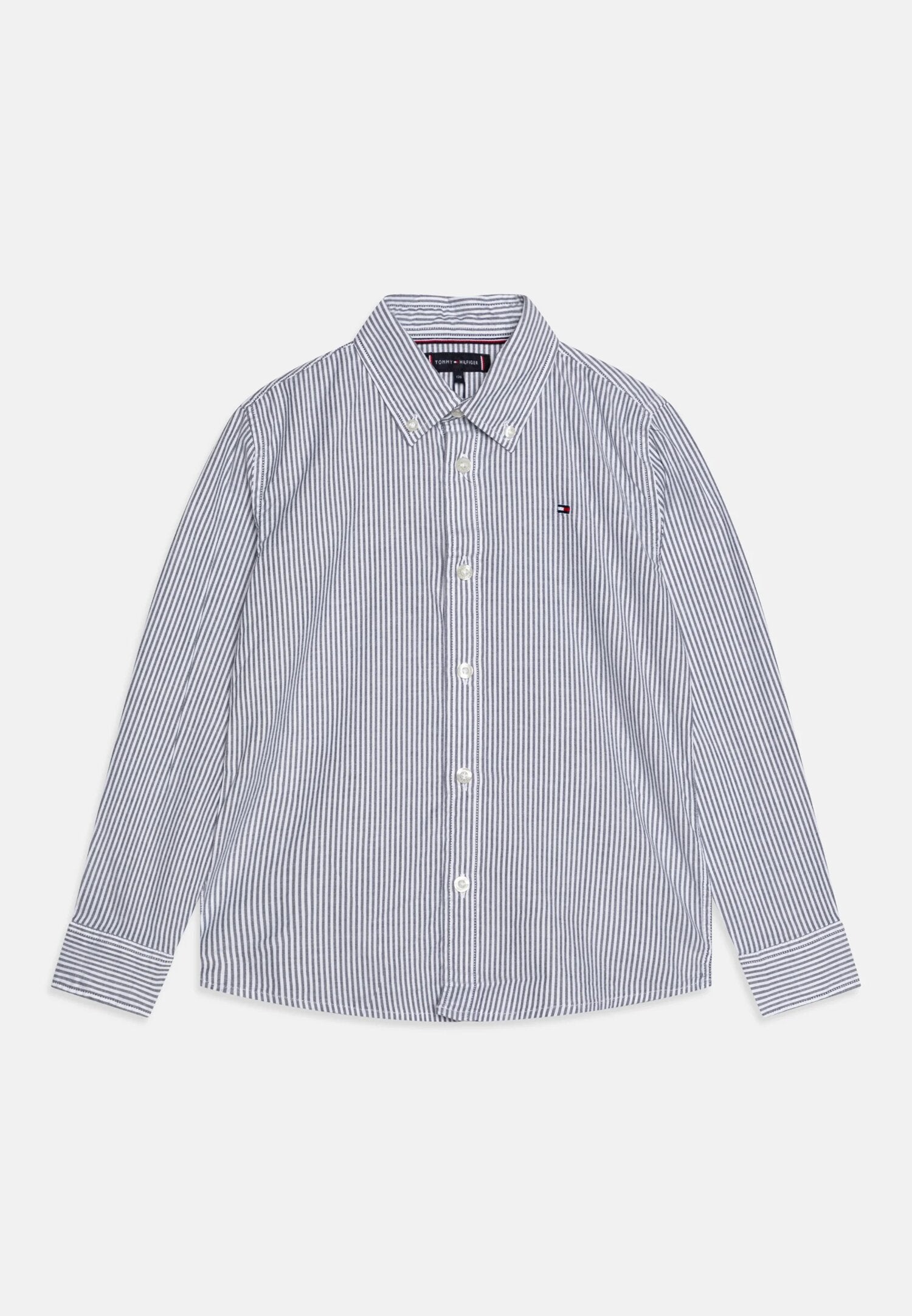 Tommy Hilfiger Camicia Blu Ragazzo In Cotone Con Bottoni Elegante PE26