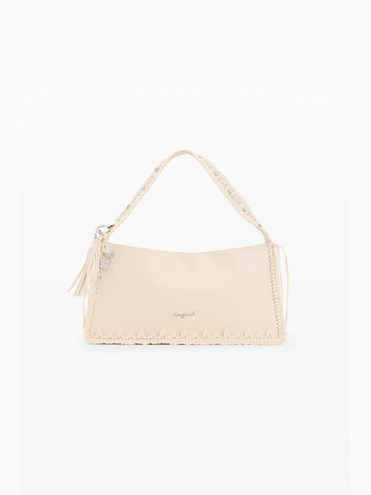 Desigual borsa gallium leiria mini in ecopelle panna