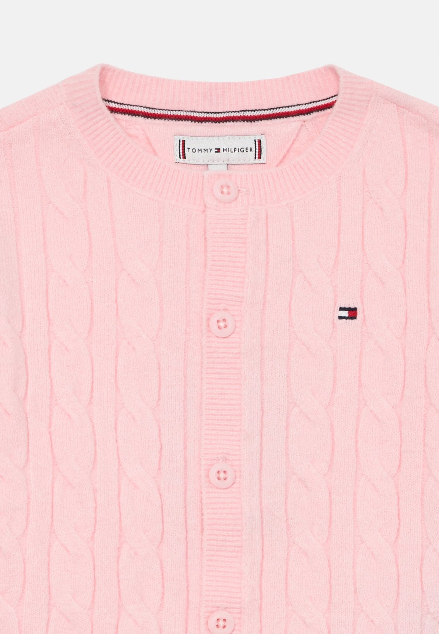 Tommy Hilfiger Completo Rosa Neonata In Maglia Quotidiano PE26