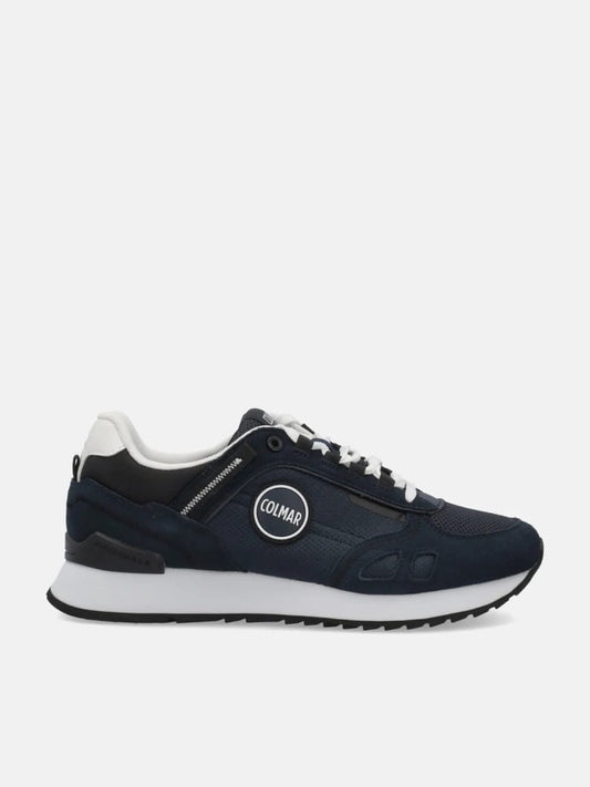 Colmar scarpe blu navy uomo logo sul lato