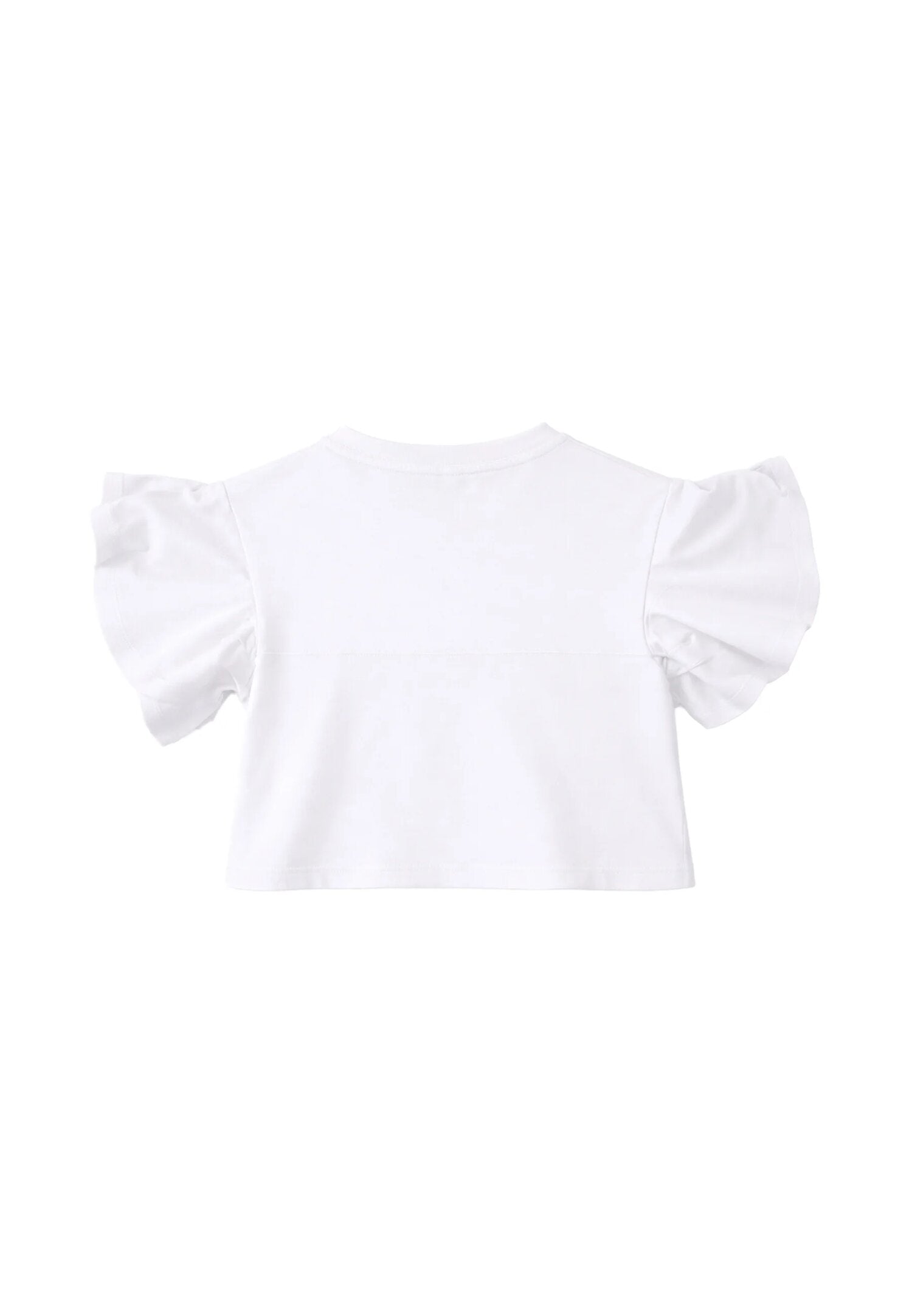 John Richmond Tshirt Bianca Logo Arcobaleno Bambina RGP26008TO_