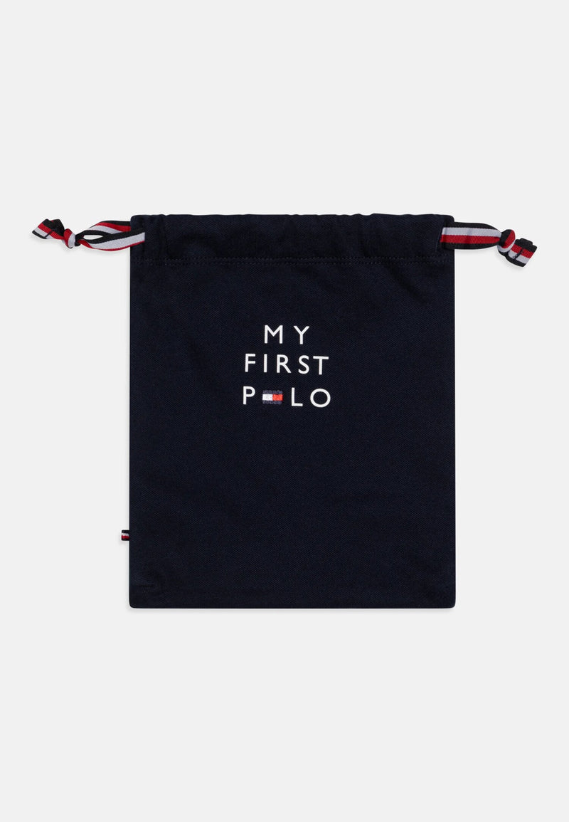Polo Tommy Hilfiger Blu in Piquè per Neonati - BLU | CammarataMode
